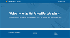 Desktop Screenshot of getaheadfast.com
