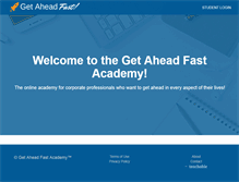 Tablet Screenshot of getaheadfast.com